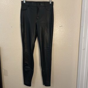 Zara faux leather leggings
